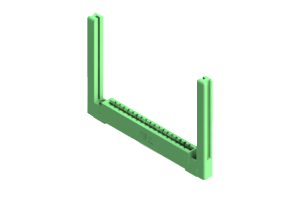 337-018-500-158 - EDAC Card Edge Connector